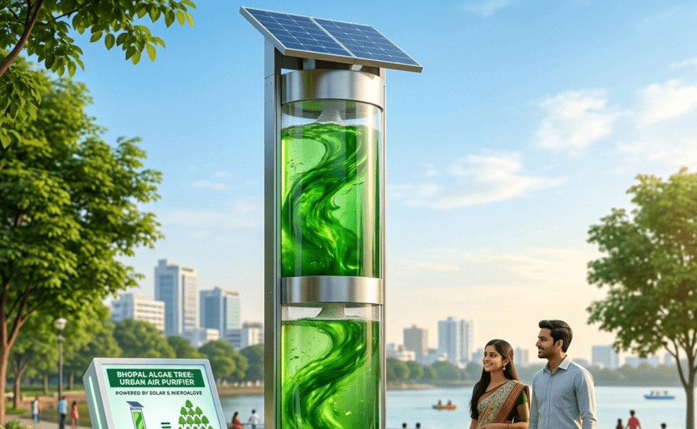 Bhopal's Tech 'Tree' Cleans Air Like 25 Real Trees